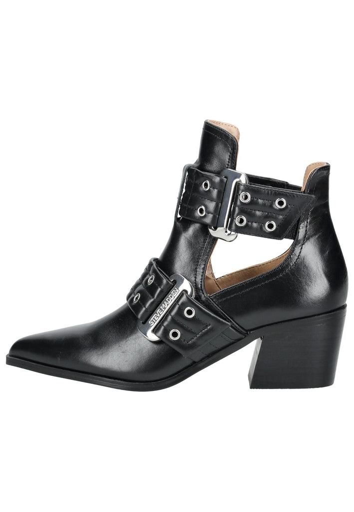 Stiefeletten Steve Madden Stiefelette Leder Schwarz