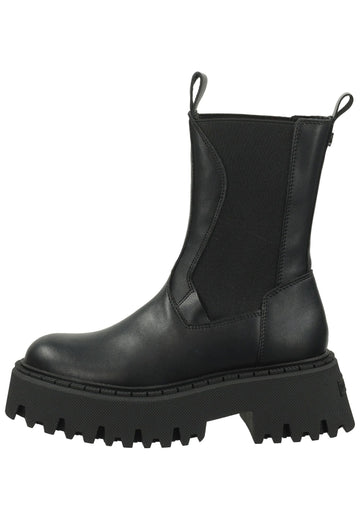 Stiefeletten Steve Madden Stiefelette Leder Schwarz