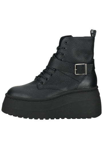 Stiefeletten Steve Madden Stiefelette Leder Schwarz