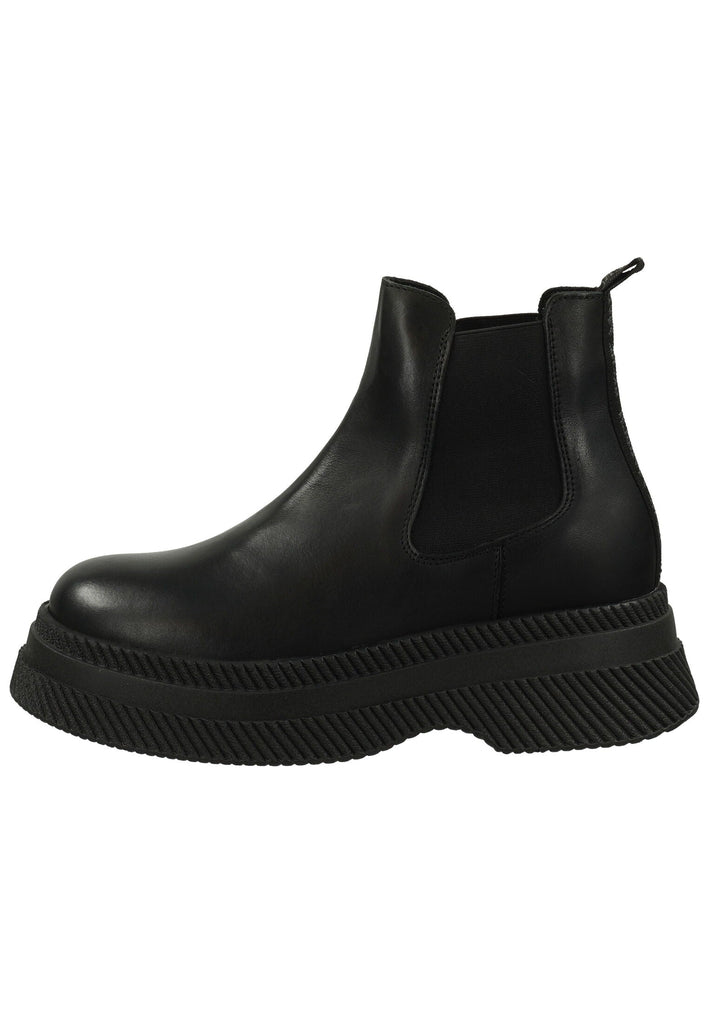 Stiefeletten Steve Madden Stiefelette Leder/Textil Schwarz/Schwarz
