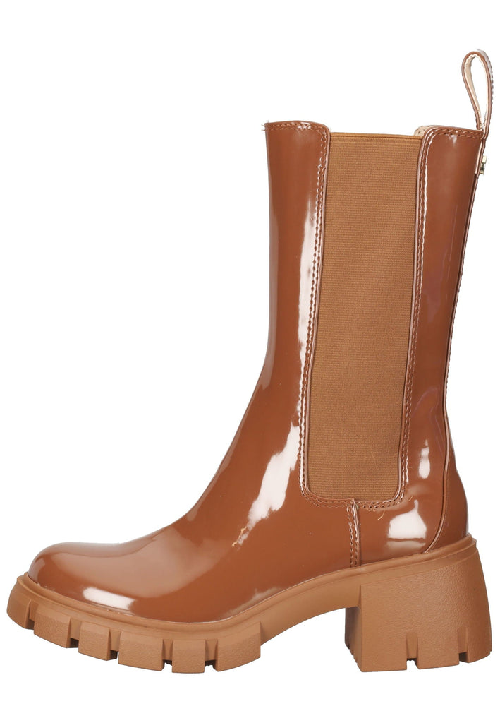 Stiefeletten Steve Madden Stiefelette Lederimitat Cognac