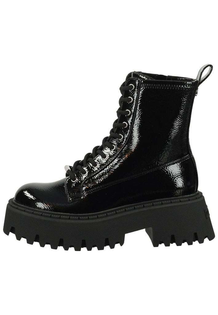 Stiefeletten Steve Madden Stiefelette Lederimitat/Textil Schwarz