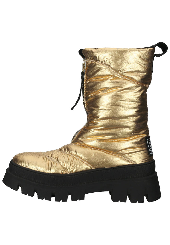 Stiefeletten Steve Madden Stiefelette Textil Gold