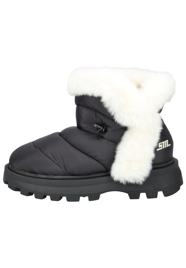 Stiefeletten Steve Madden Stiefelette Textil Schwarz Warmfutter