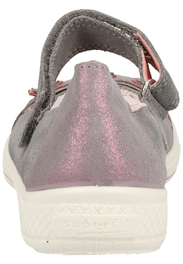 Superfit Ballerinas Veloursleder Hellgrau
