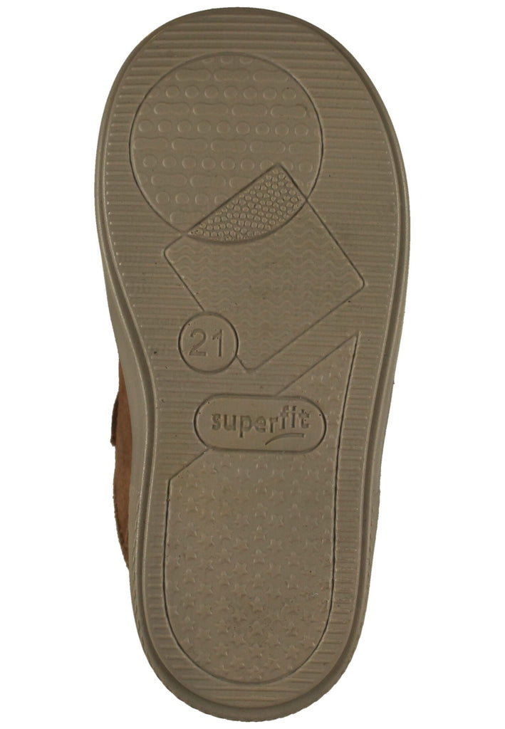 Superfit Halbschuhe Leder/Textil Braun/Blau