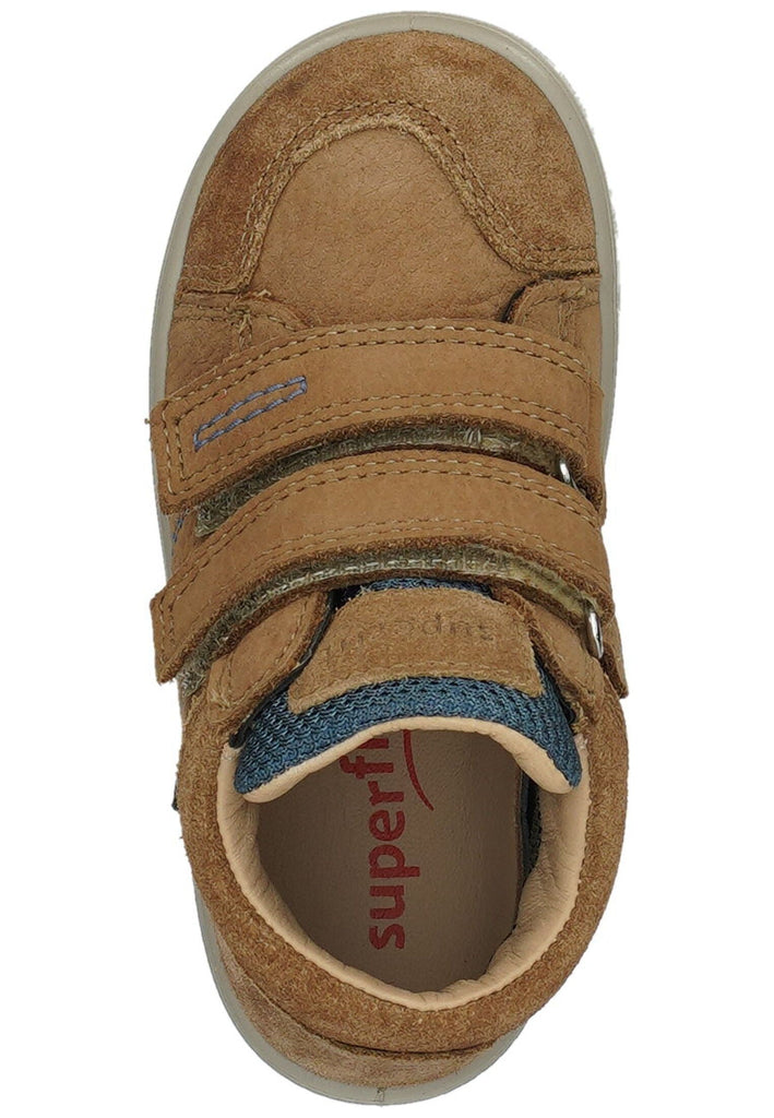 Superfit Halbschuhe Leder/Textil Braun/Blau