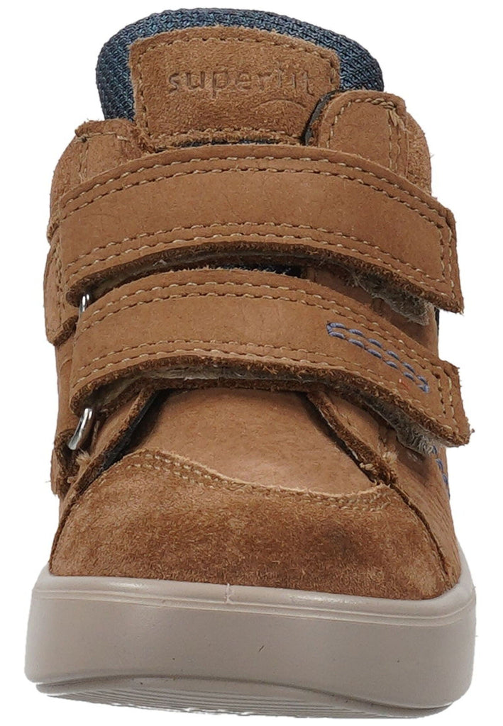 Superfit Halbschuhe Leder/Textil Braun/Blau