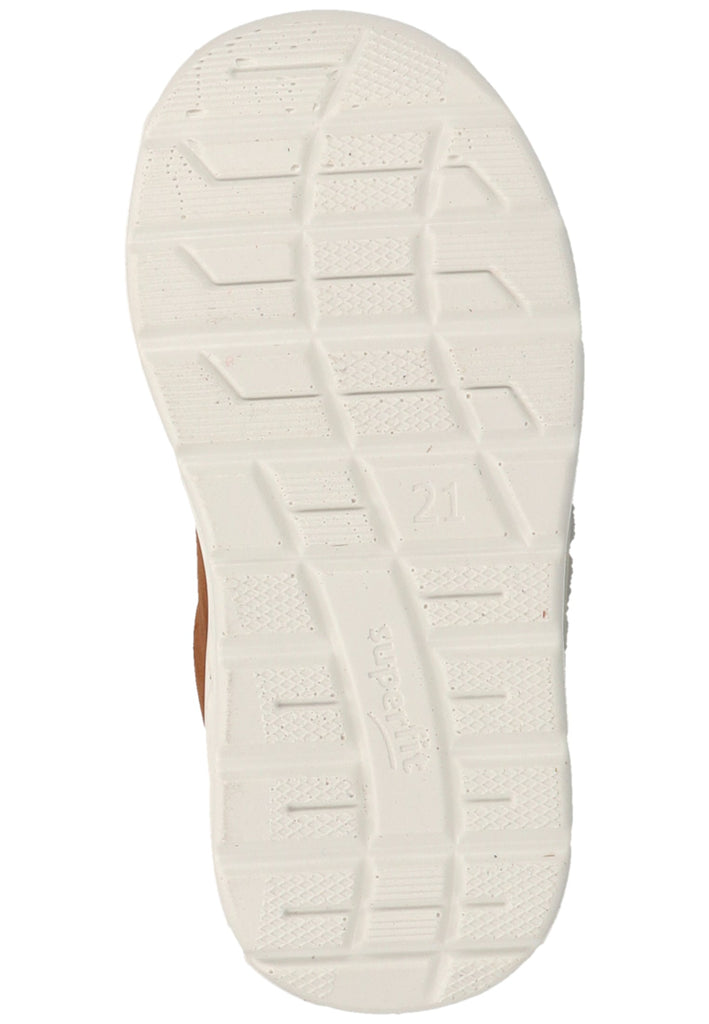 Superfit Halbschuhe Nubukleder Braun/Gelb