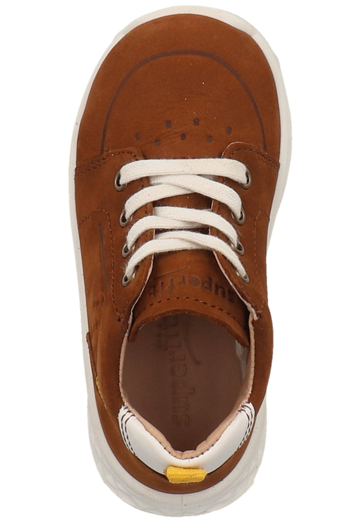 Superfit Halbschuhe Nubukleder Braun/Gelb