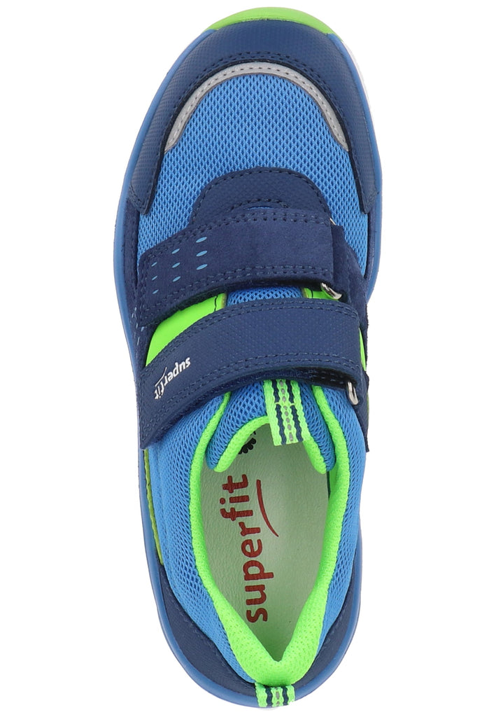 Superfit Halbschuhe Veloursleder Blau/Grün