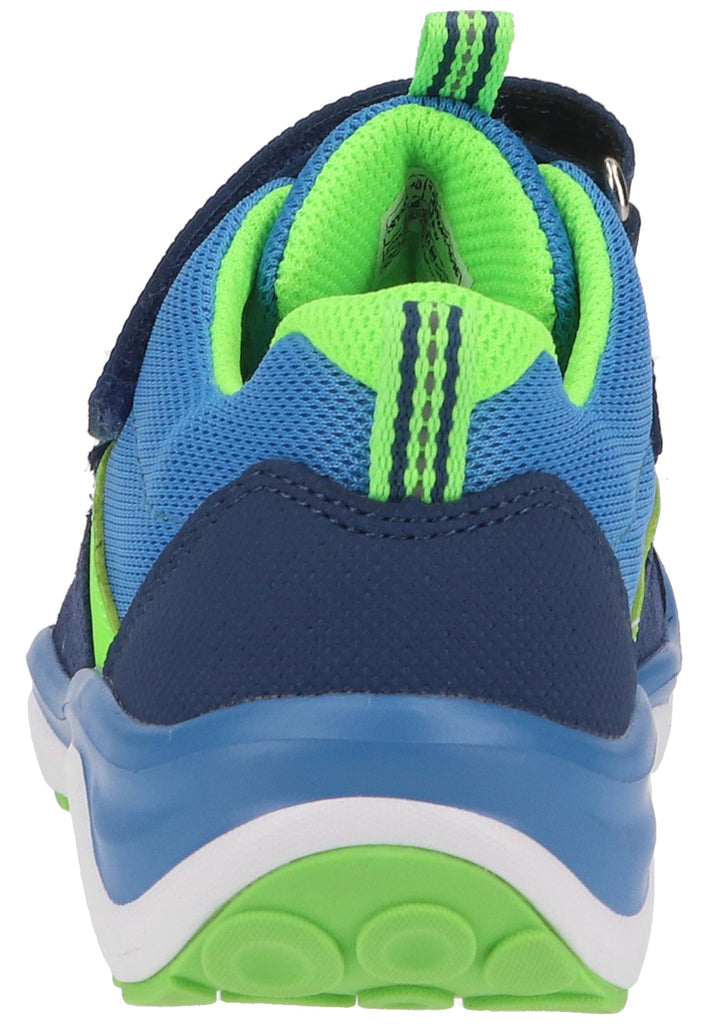 Superfit Halbschuhe Veloursleder Blau/Grün