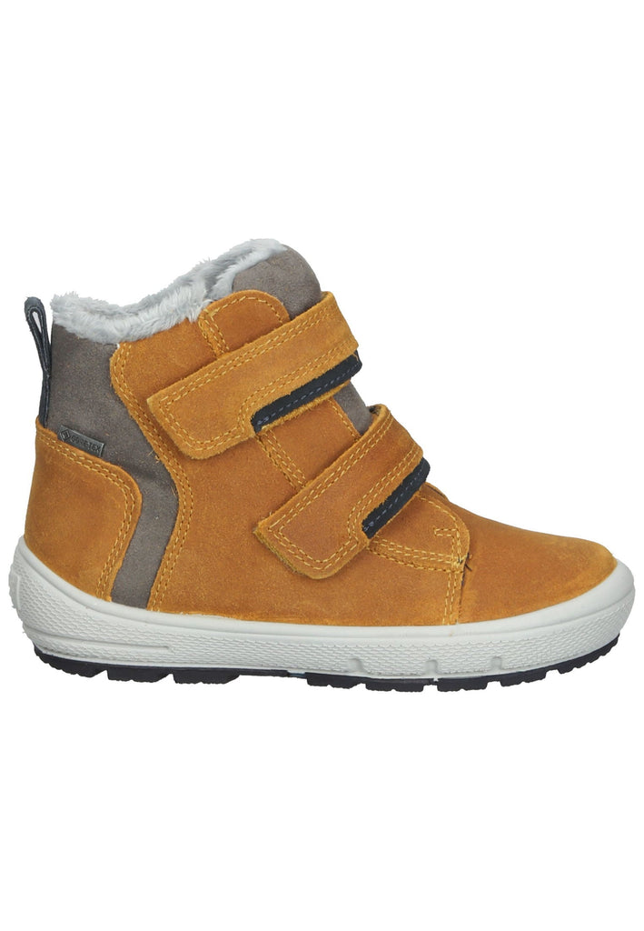 Superfit Halbschuhe Veloursleder Gelb Warmfutter