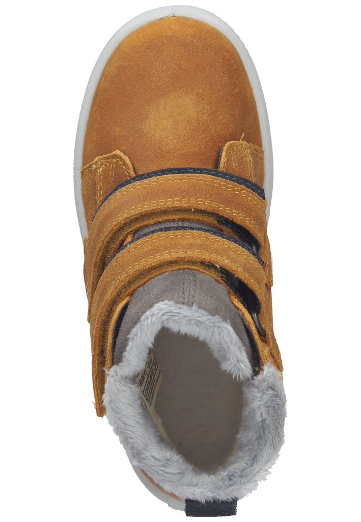 Superfit Halbschuhe Veloursleder Gelb Warmfutter