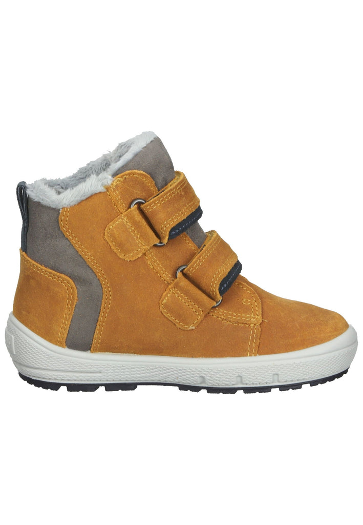 Superfit Halbschuhe Veloursleder Gelb Warmfutter