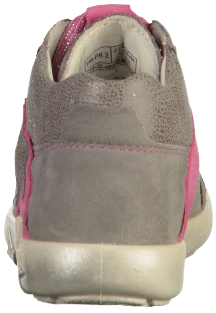 Superfit Halbschuhe Veloursleder Grau/Pink