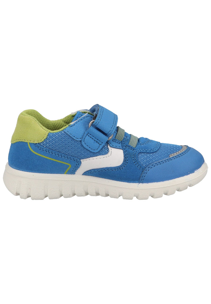 Superfit Halbschuhe Veloursleder Grün/Blau