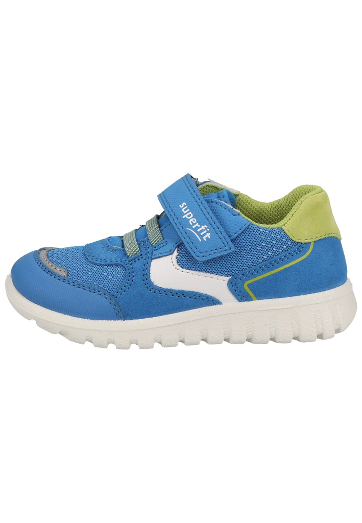 Superfit Halbschuhe Veloursleder Grün/Blau