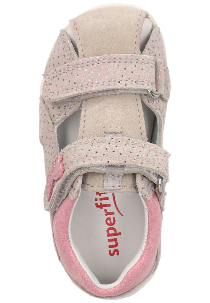 Superfit Halbschuhe Veloursleder Hellgrau