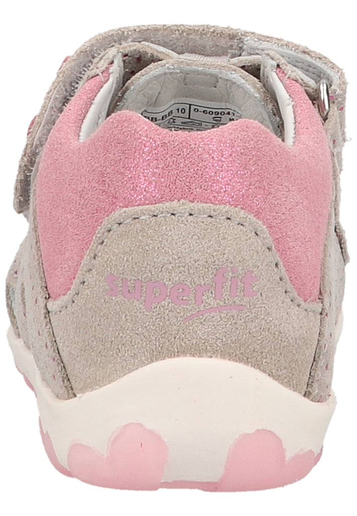 Superfit Halbschuhe Veloursleder Hellgrau