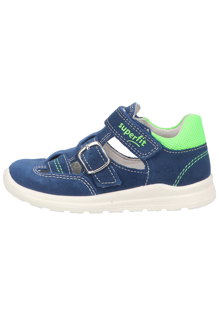 Superfit Halbschuhe Veloursleder/Textil Blau