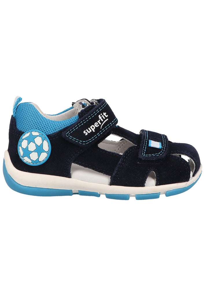 Superfit Halbschuhe Veloursleder/Textil Blau