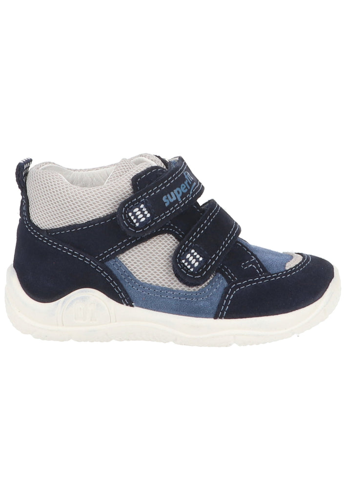Superfit Halbschuhe Veloursleder/Textil Blau/Grau