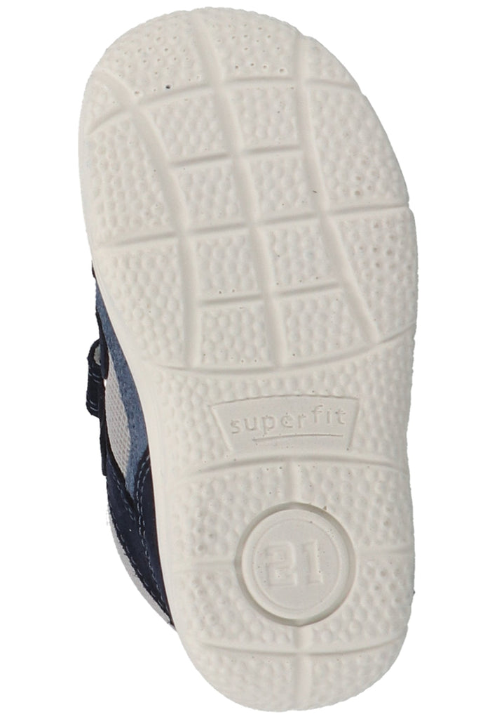 Superfit Halbschuhe Veloursleder/Textil Blau/Grau