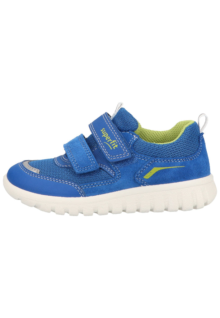 Superfit Halbschuhe Veloursleder/Textil Blau/Grün