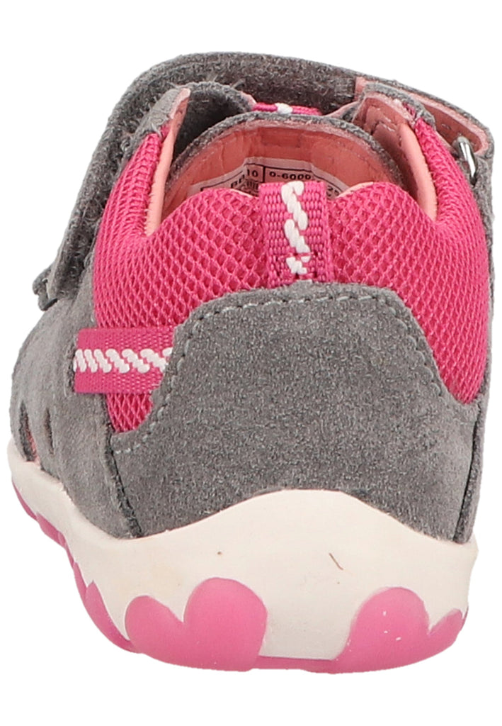 Superfit Halbschuhe Veloursleder/Textil Grau