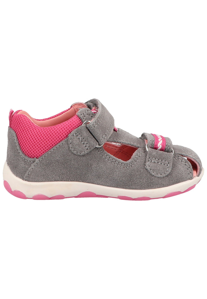 Superfit Halbschuhe Veloursleder/Textil Grau