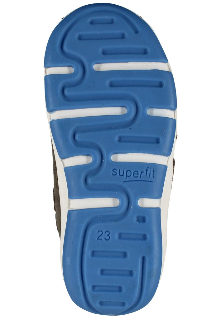 Superfit Halbschuhe Veloursleder/Textil Grün/Blau