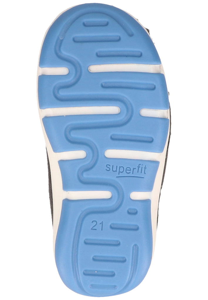 Superfit Halbschuhe Veloursleder/Textil Hellgrau