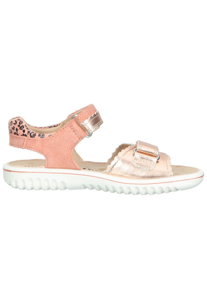 Superfit Sandalen Leder Beige/Rosa