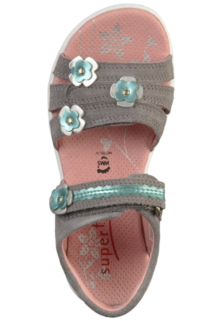 Superfit Sandalen Leder Grau