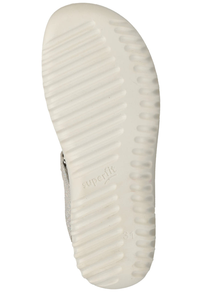 Superfit Sandalen Leder Metallic Silver