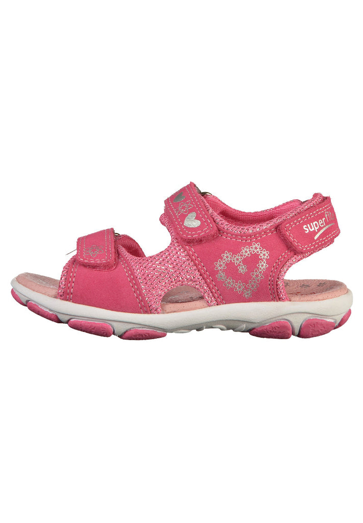 Superfit Sandalen Leder/Textil Pink
