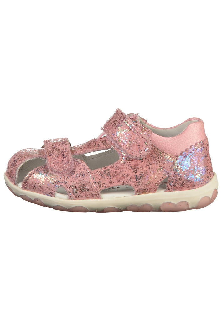Superfit Sandalen Leder/Textil Rosa