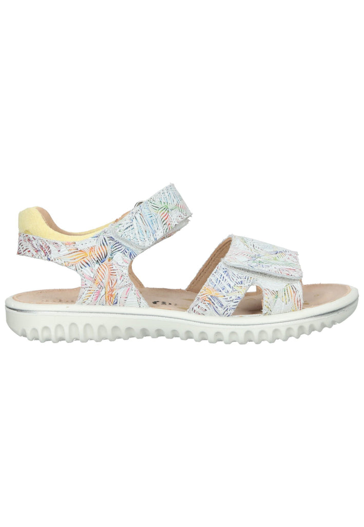 Superfit Sandalen Leder Weiß Kombi