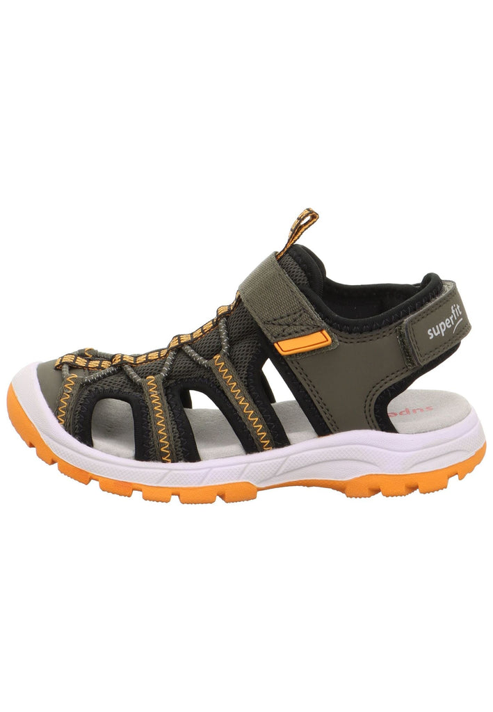 Sandalen Superfit Sandalen Lederimitat/Textil Grün