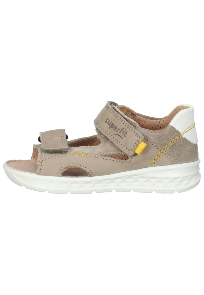Sandalen Superfit Sandalen Nubuk/Velours Beige/Gelb
