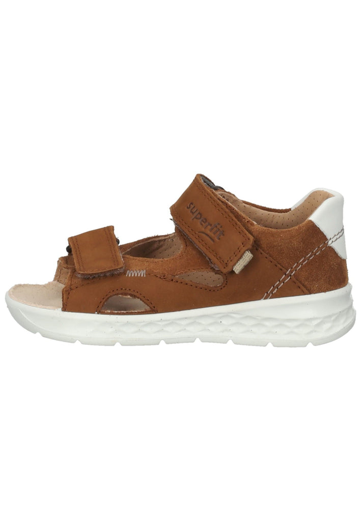 Sandalen Superfit Sandalen Nubuk/Velours Braun/Beige
