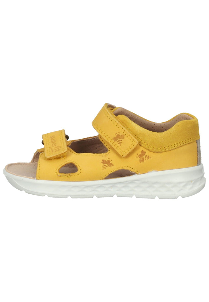 Sandalen Superfit Sandalen Nubuk/Velours Gelb