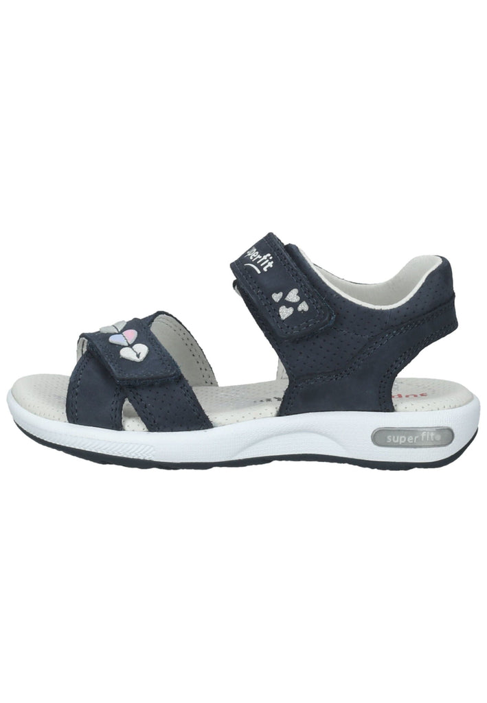 Sandalen Superfit Sandalen Nubukleder Blau