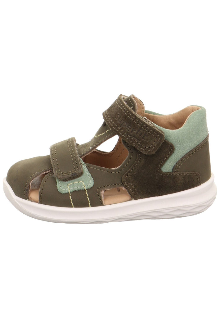 Sandalen Superfit Sandalen Nubukleder Grün