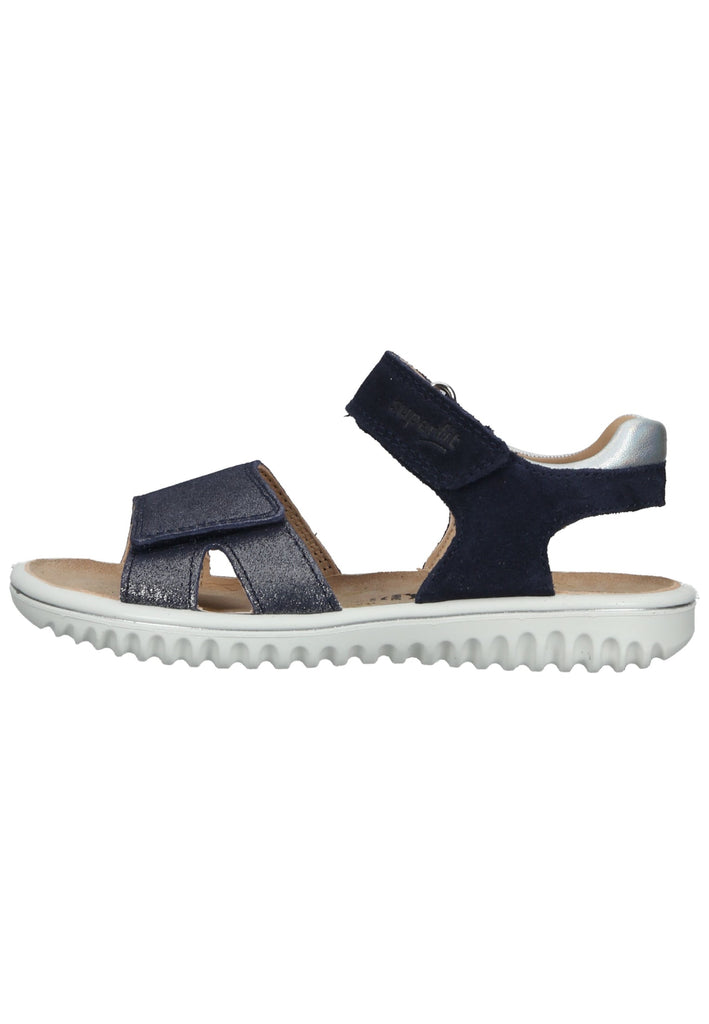 Sandalen Superfit Sandalen Veloursleder Blau