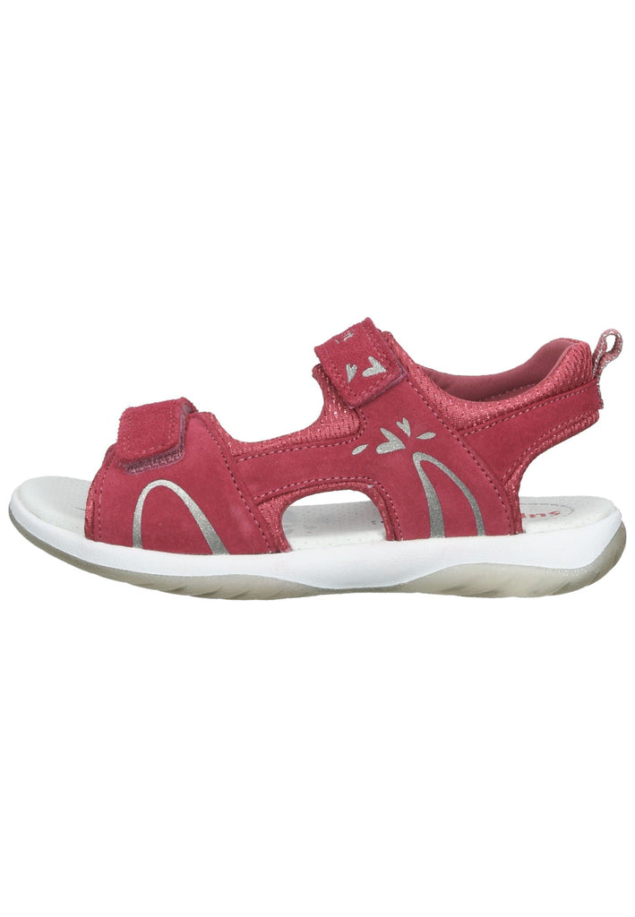 Sandalen Superfit Sandalen Veloursleder/Textil Pink