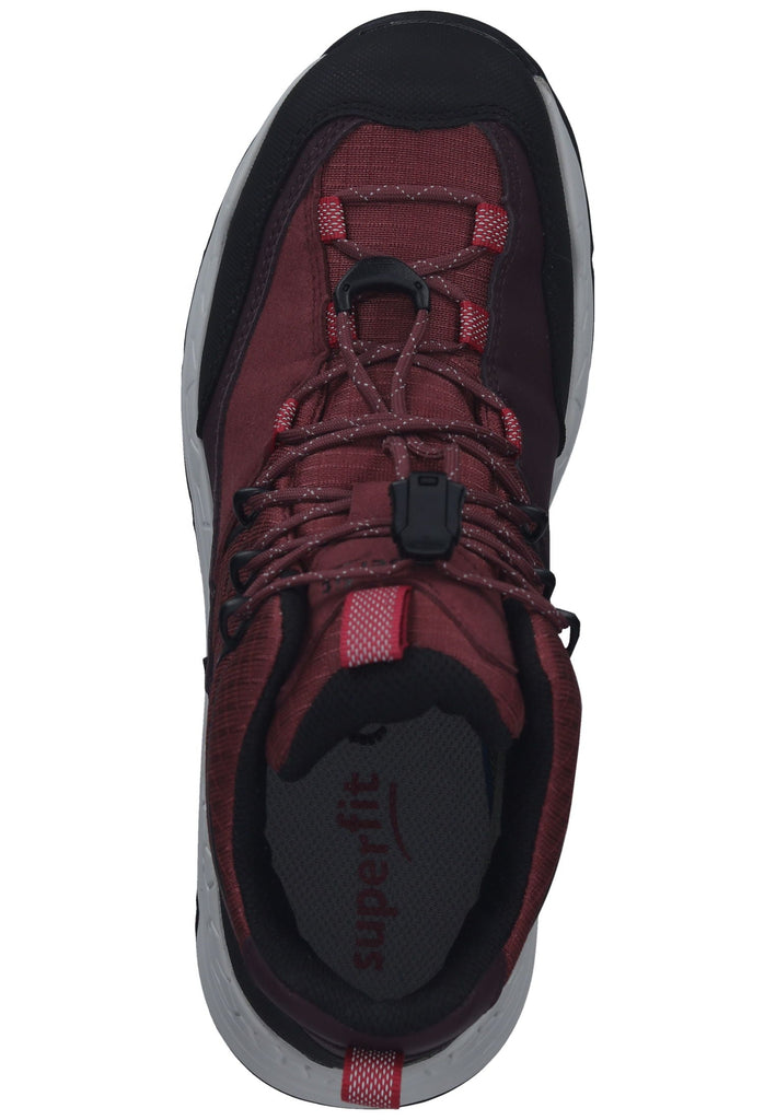 Superfit Sneaker Lederimitat/Textil Rot/Pink
