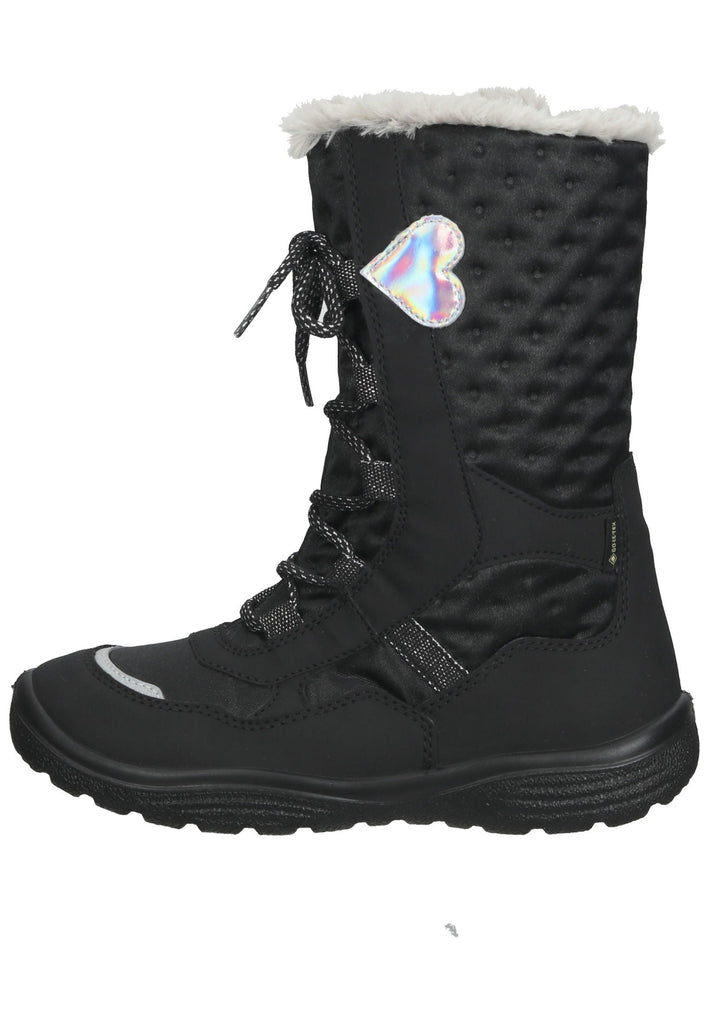 Superfit Stiefel Lederimitat/Nylon Schwarz Warmfutter