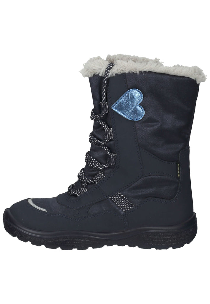 Superfit Stiefel Lederimitat/Textil Blau Warmfutter